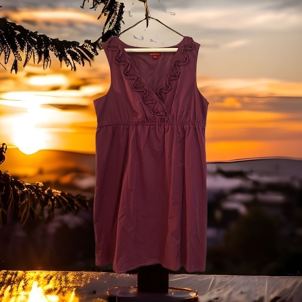 Cute Casual Purple  Dress